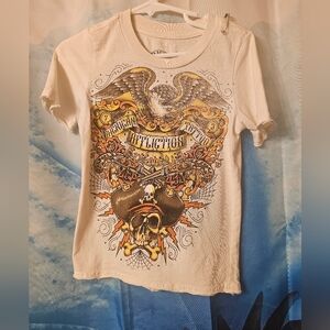 White Toddler Affliction Shirt